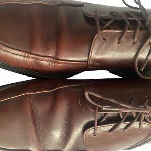 Cole Haan Mens Dress Shoes Derby Size 11.5 M Brown Leather Lace Up Waterproof